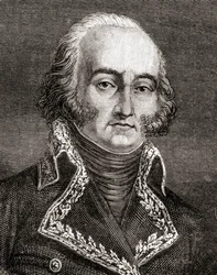 Jean-Baptiste Cyrus de Timbrune de Thiembronne, Graaf de Valence, uit Histoire de la Revolution Française door Louis Blanc